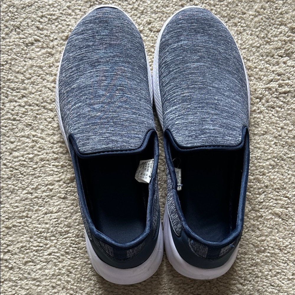Athletic Works Blue Slip-On Athletic Shoes